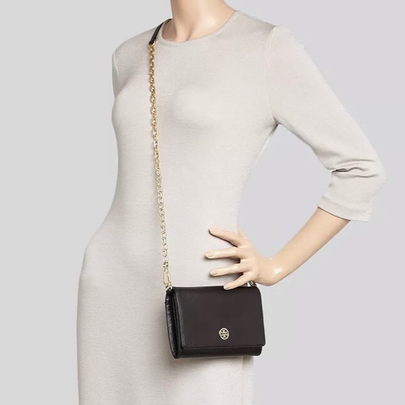 Tory Burch Robinson Chain Wallet / Purse - Picture 8 of 9